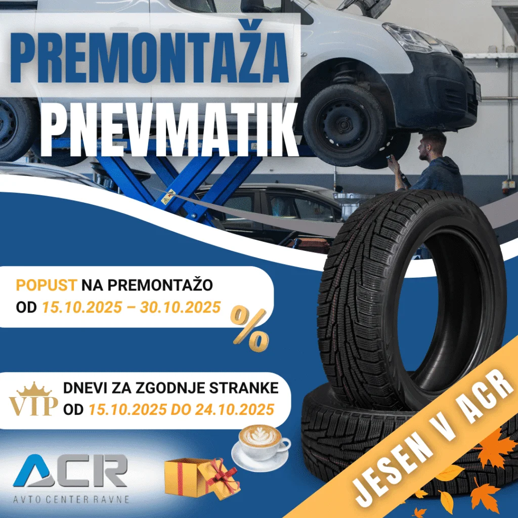 Sezonska akcija premontaže pnevmatik