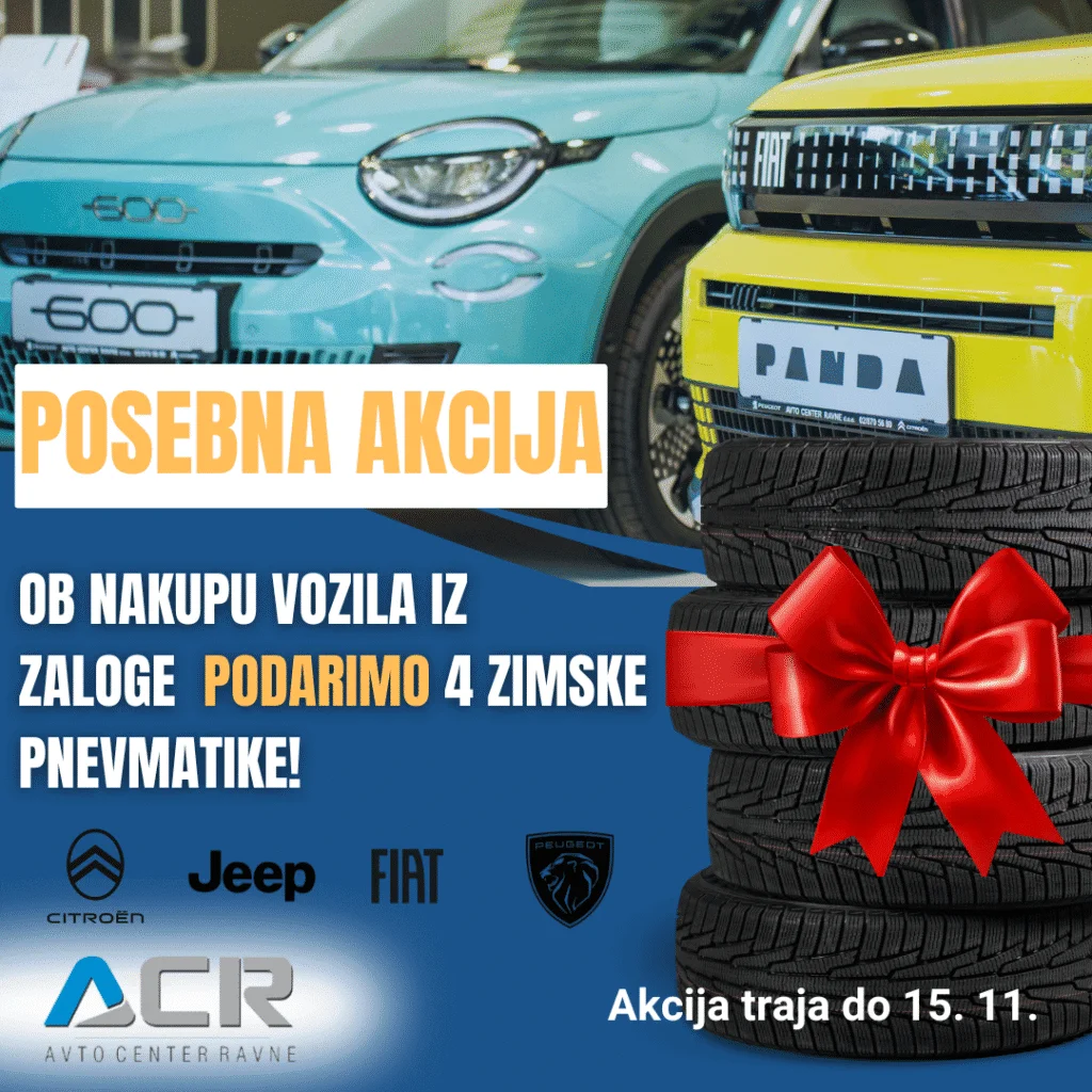Ob nakupu vozila zimske gume gratis