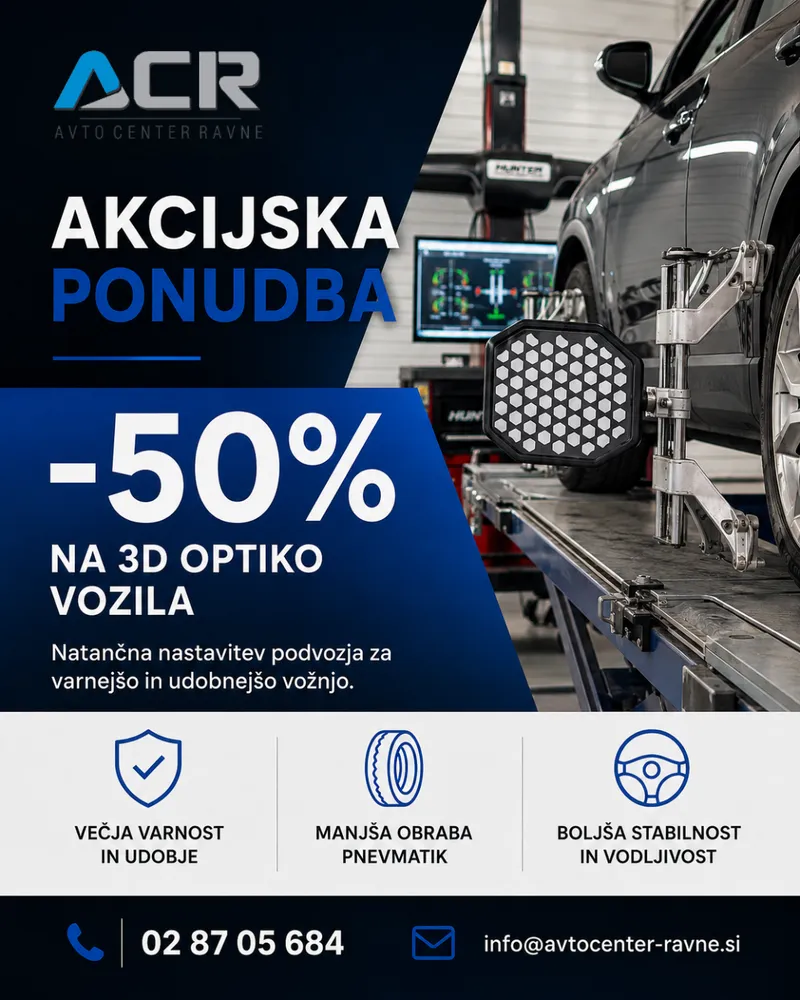 Ujemite akcijsko ceno 3D optike!