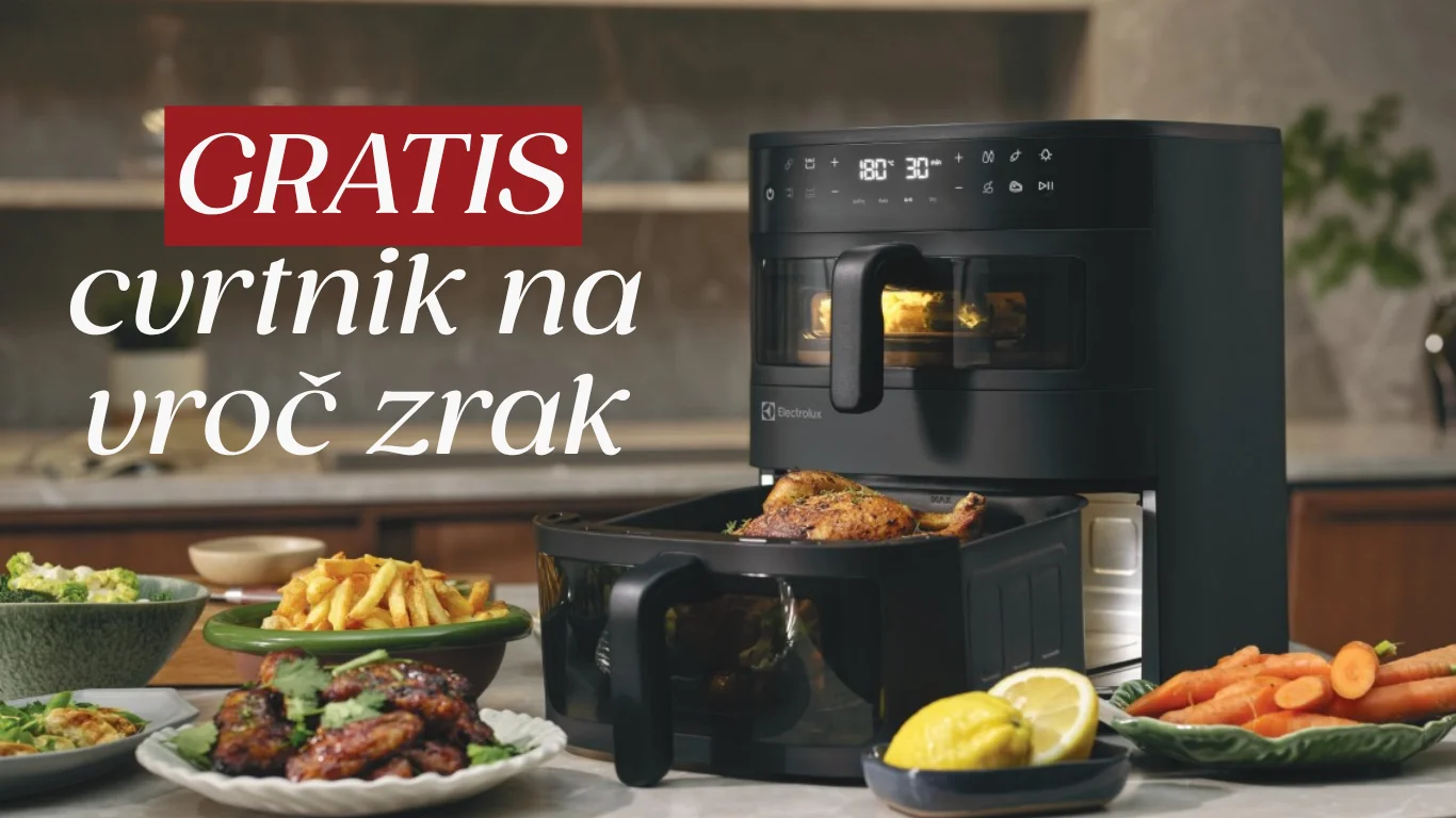 Gratis Electrolux cvrtnik na vroč zrak?