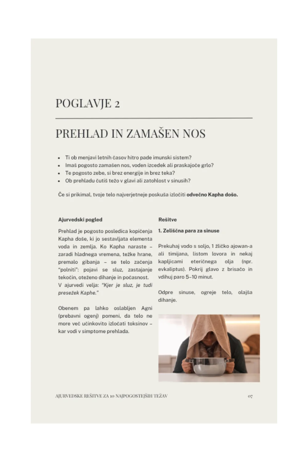 AJURVEDSKE REŠITVE za 10 najpogostejših težav – e-knjiga — slika 2